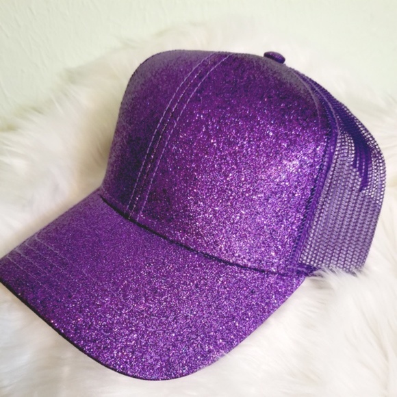 CC Glitter Ponytail Cap - Picture 2 of 8